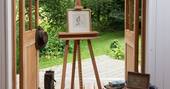  Use the easel that’s at St Catherines and let the creativity wash over you 