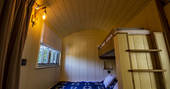 Wilderness Kitchen shepherds hut - double bed and single bunk, St Agnes, Cornwall