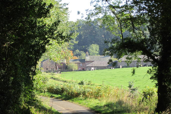 Farm down the lane of Drybeck Farm, Cumbria