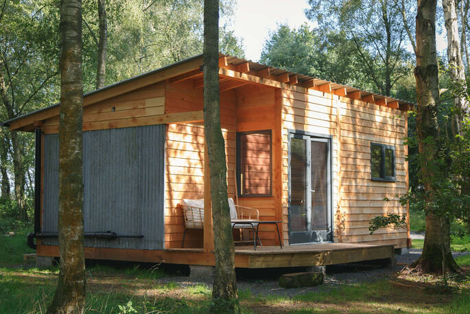 Exterior view of the cabin