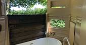 Relax and soak in the bath at Stock Gaylard, Dorset
