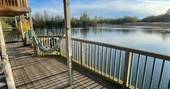 The Raft at Chigborough floating cabin - view from the decking, Maldon, Essex