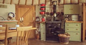 Chiefs Den kitchen at Campwell at Cherry Wood in Gloucestershire 