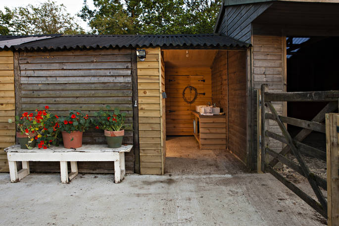 Showers and toilets for guests of Munday’s Meadow at Wild Wood Bluebell
