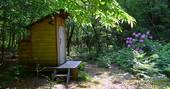 Privy at Birch yurt, Adhurst