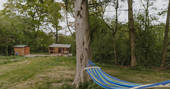 Brackendale cabin hammock at Nicholson Farm, Leominster, Herefordshire