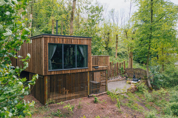The Rook's Tower treehouse glamping - exterior, Bromyard, Herefordshire