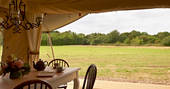 View from dining table at Speedwell, Suffolk