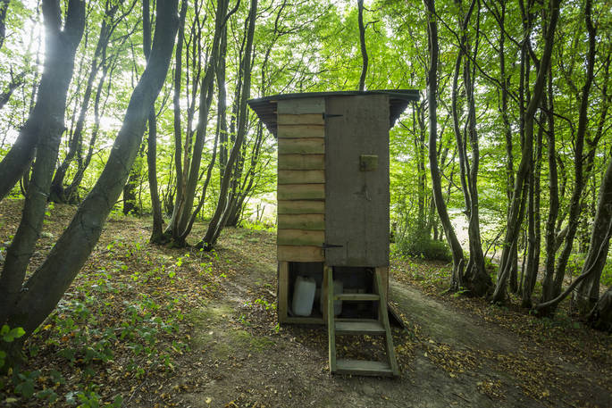 Rossetti cabin toilet at Robertsbridge, Sussex