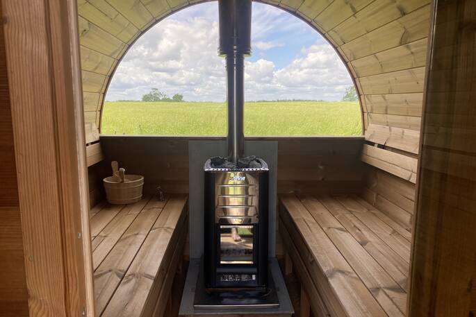 communal sauna interior
