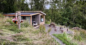 The Lookout cabin, One Cat Farm, Ceredigion, Wales