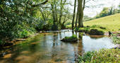 Beautiful stream near Penhein Glamping in Monmouthshire