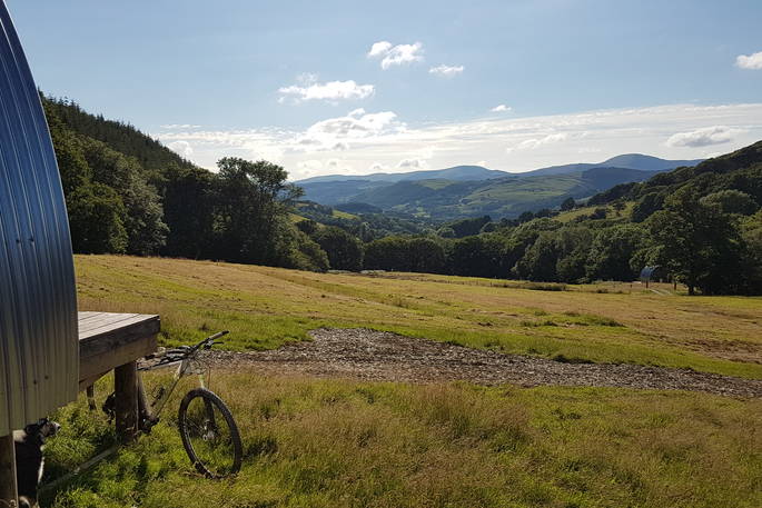 caban cadno cabin with a view powys wales welsh countryside