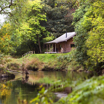 The Lodge riverside cabin in the Lake District 